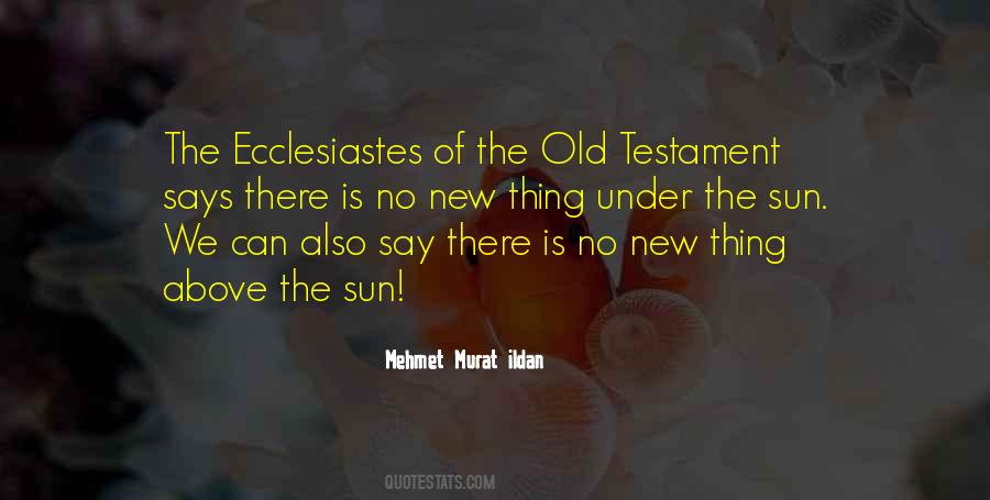 No New Thing Quotes #1798260