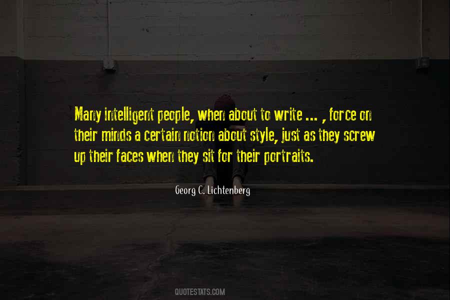 Quotes About Intelligent Minds #346887