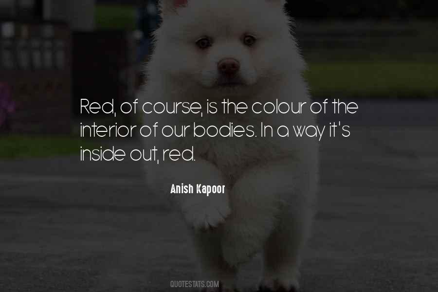 Red Is The Colour Of Quotes #1687359