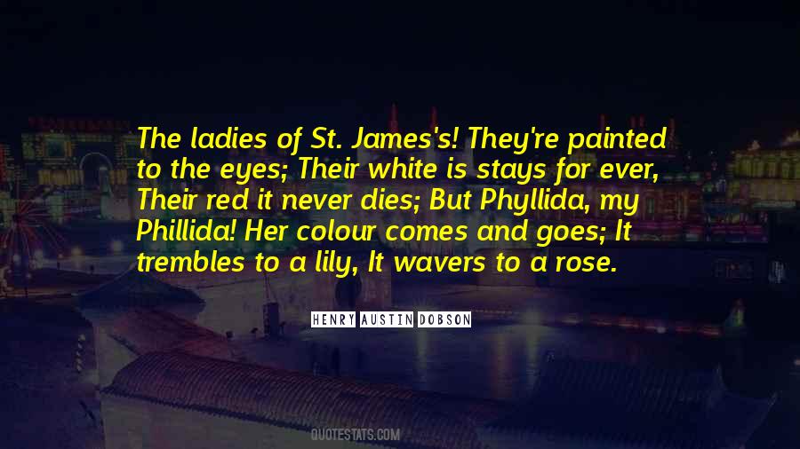 Red Is The Colour Of Quotes #200588