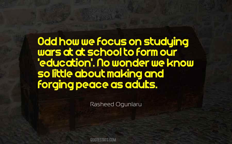 Peace School Quotes #333334