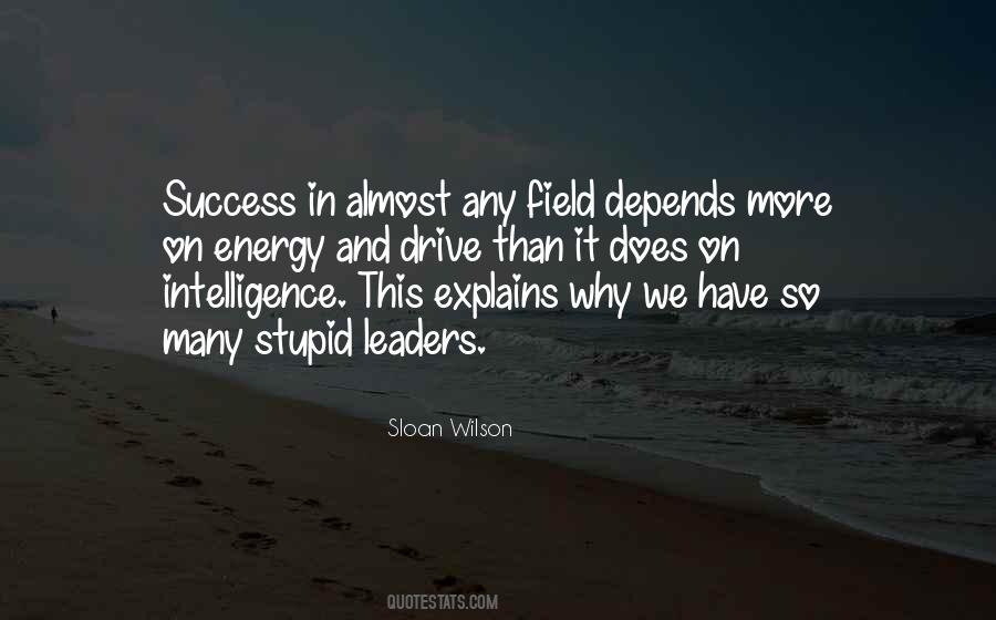 Quotes About Intelligence And Success #1570748