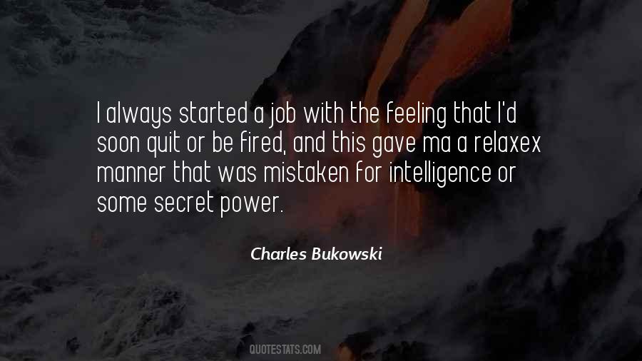 Quotes About Intelligence And Power #50731