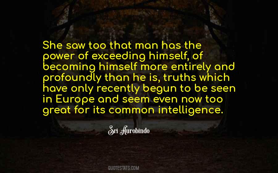 Quotes About Intelligence And Power #803630