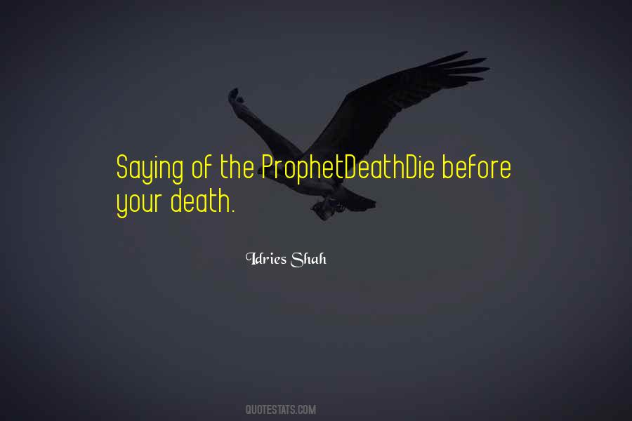 Prophet Muhammad On Death Quotes #1033442