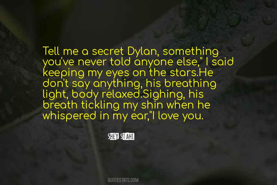 Don Tell Me You Love Me Quotes #1750737