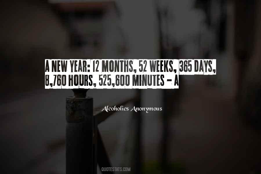 1 Year 12 Months 52 Weeks 365 Days Quotes #304703