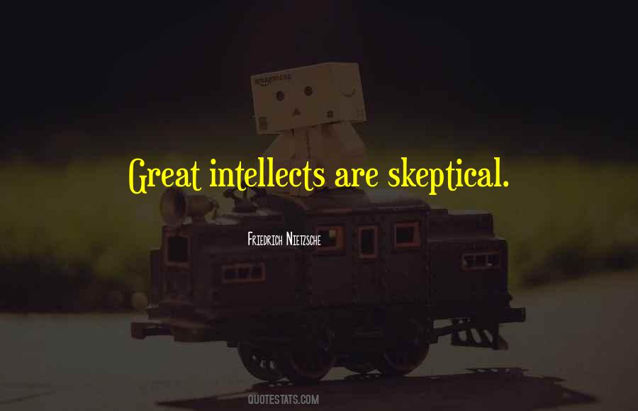 Quotes About Intellects #1194411