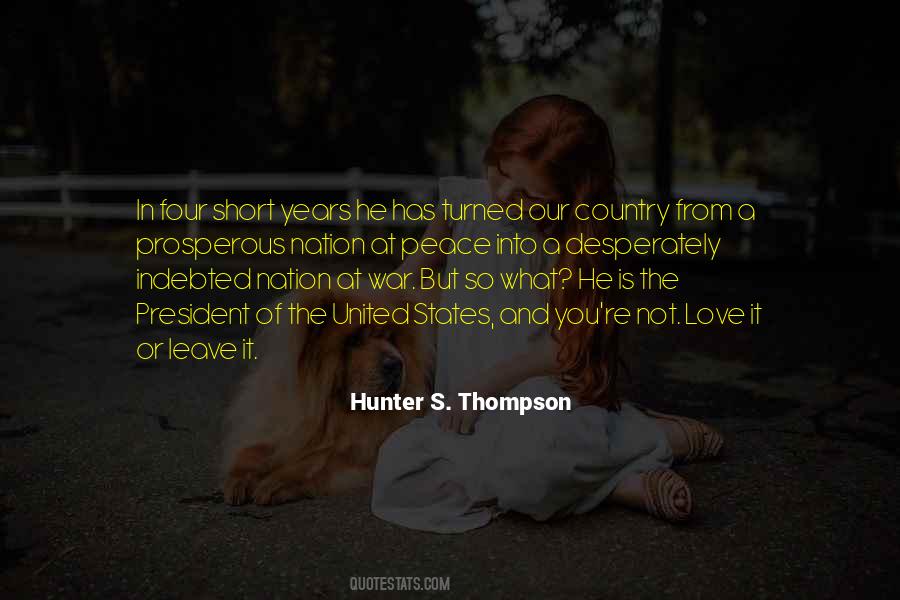 Short Hunter S Thompson Quotes #723177