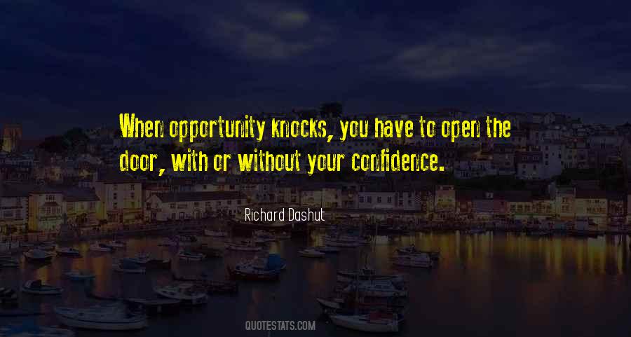 Door To Opportunity Quotes #1169465