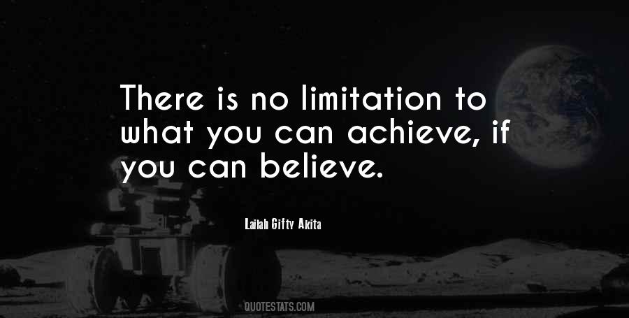 What You Believe You Can Achieve Quotes #270310