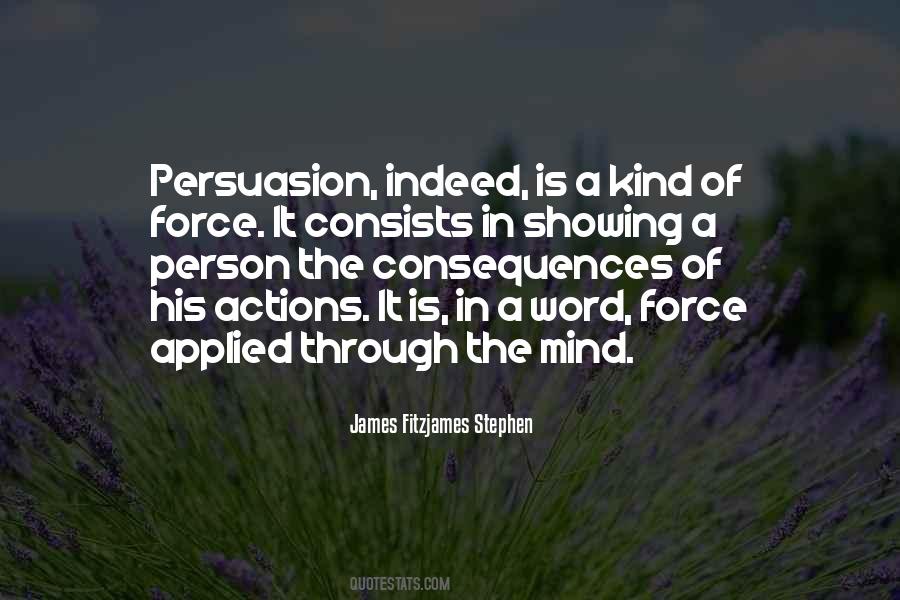 Action Consequences Quotes #151213