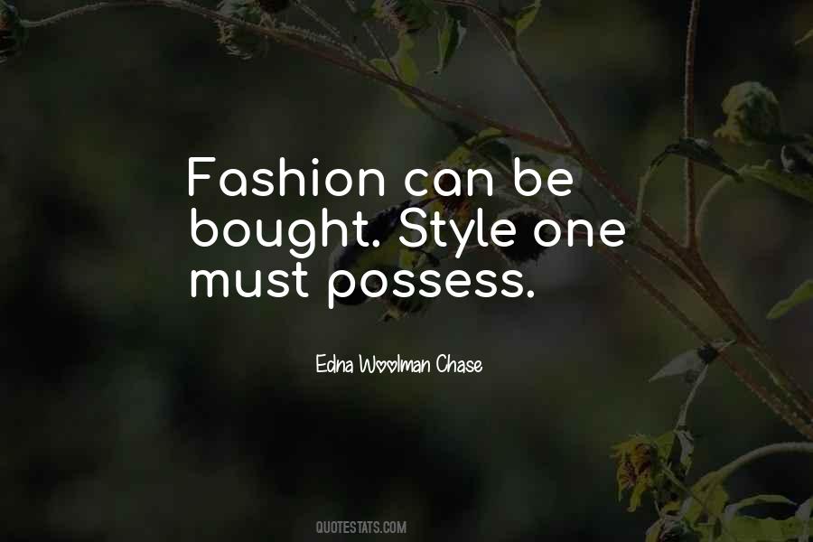 Style Cant Be Bought Quotes #1321718