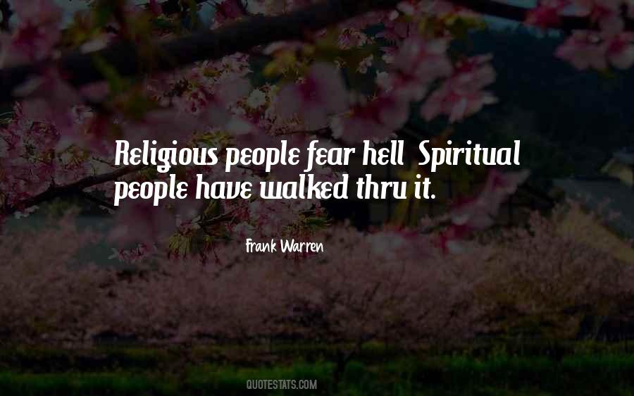 Religious Fear Quotes #1100960