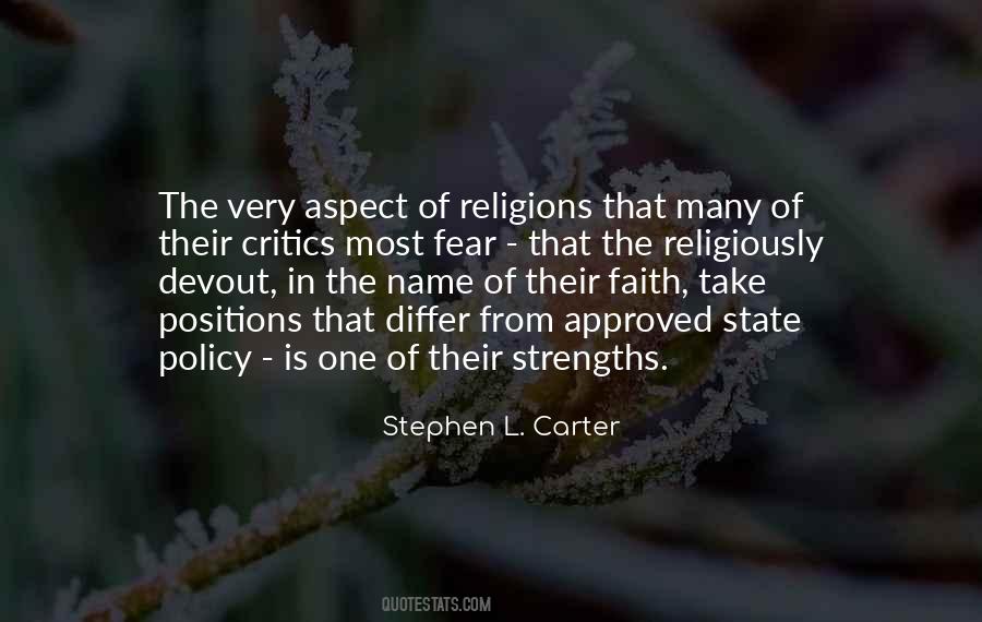 Religious Fear Quotes #149158