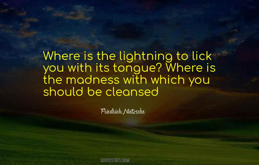 Be The Lightning Quotes #635109