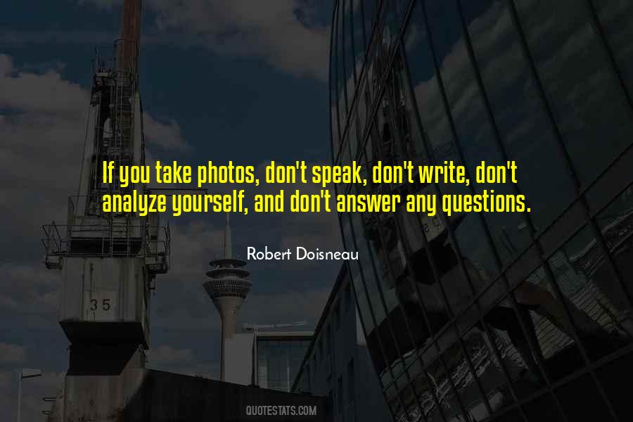 Don't Analyze Quotes #764410