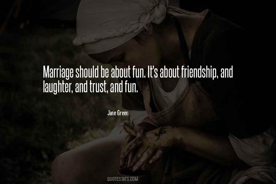 Laughter Marriage Quotes #627794