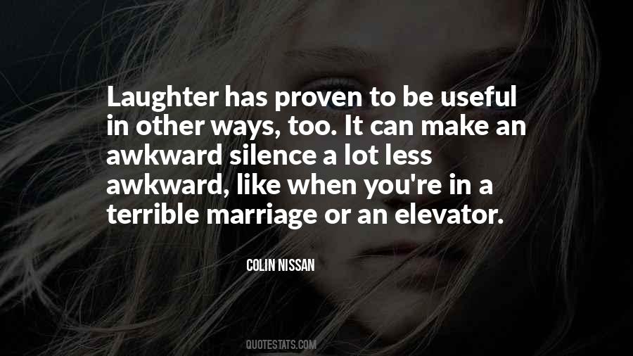 Laughter Marriage Quotes #807444