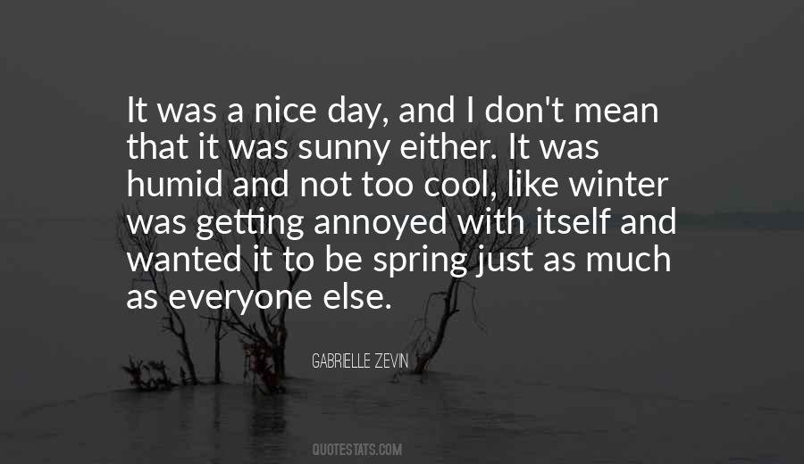Nice Spring Quotes #530020