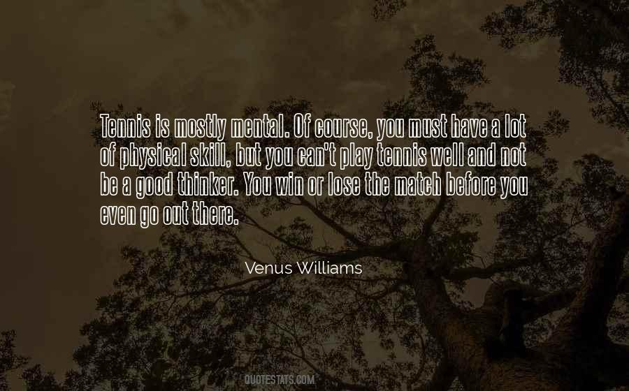 Best Venus Williams Quotes #374776