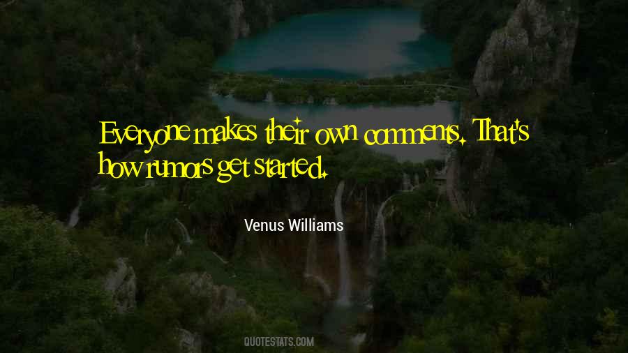 Best Venus Williams Quotes #92739