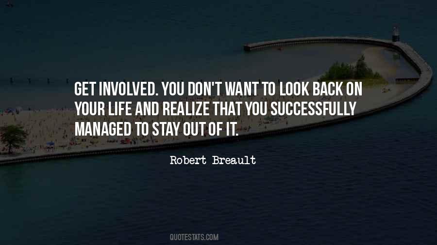 Don't Back Out Quotes #71521