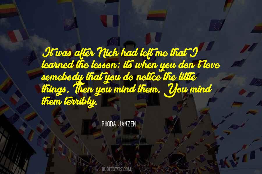 Notice Little Things Quotes #858765