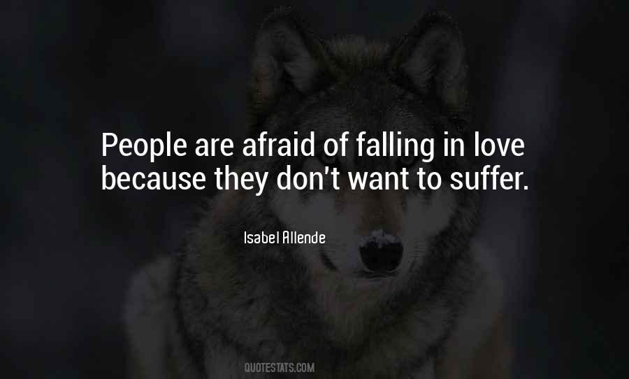 Don't Be Afraid Of My Love Quotes #134738