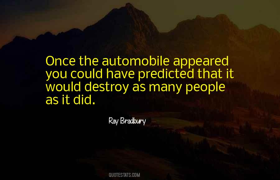 Quotes About The Automobile #1826738