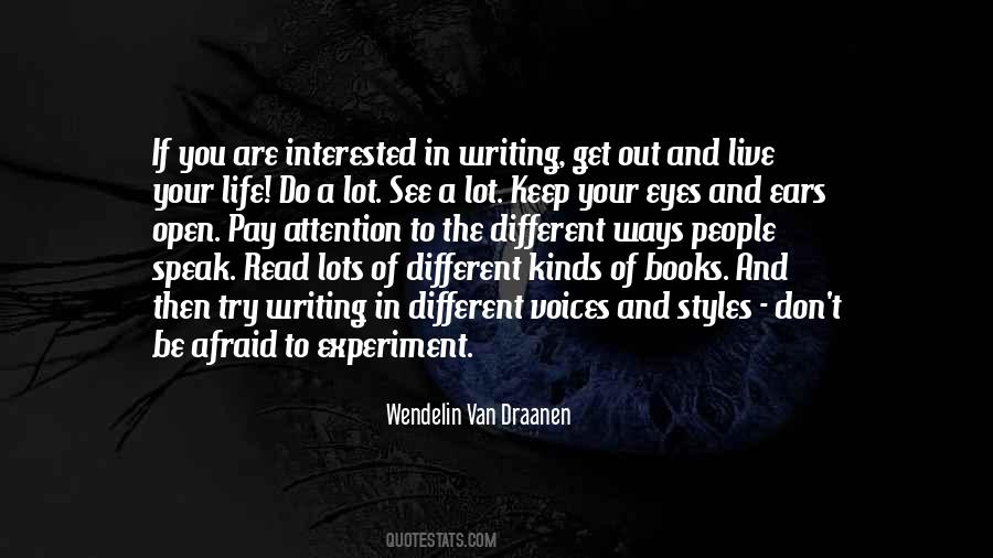 Don't Be Afraid To Be Different Quotes #1622277