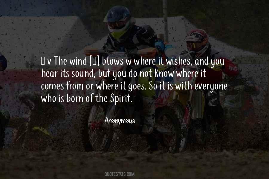 Wind Sound Quotes #1842245