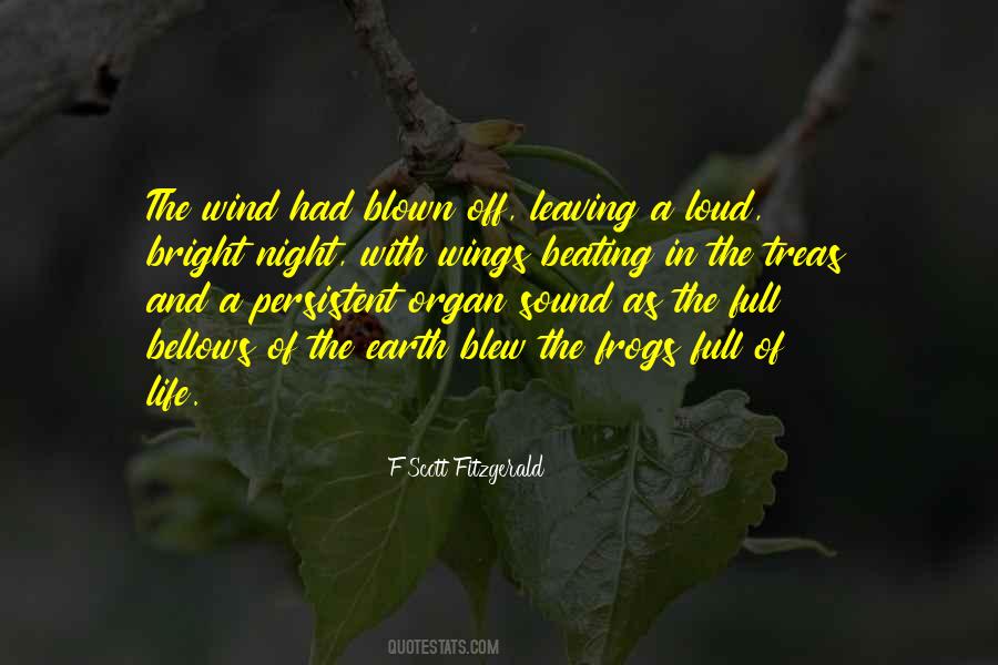 Wind Sound Quotes #549024