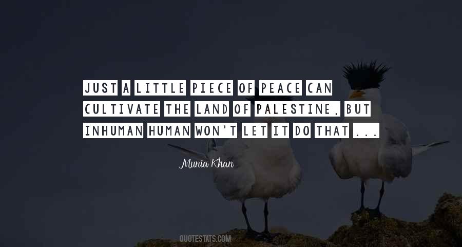 Piece Of Peace Quotes #1596859