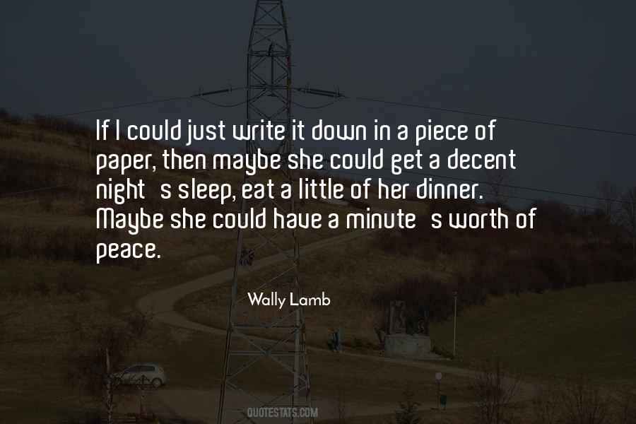 Piece Of Peace Quotes #1643495