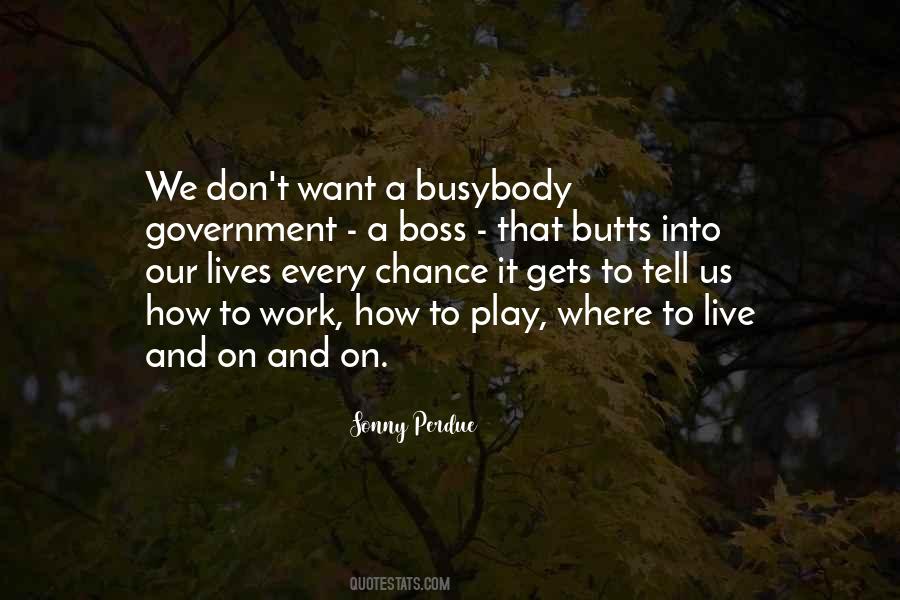 Don't Be Busybody Quotes #680160