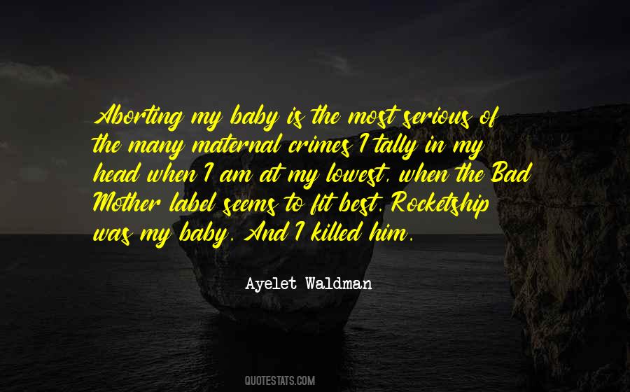 Best Mother Baby Quotes #345428
