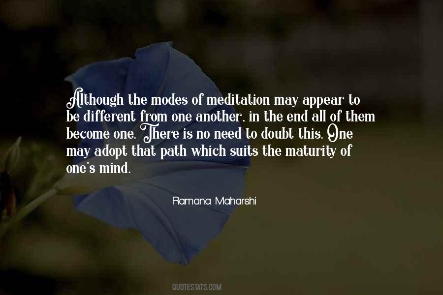 What Is Maturity Of Mind Quotes #743515