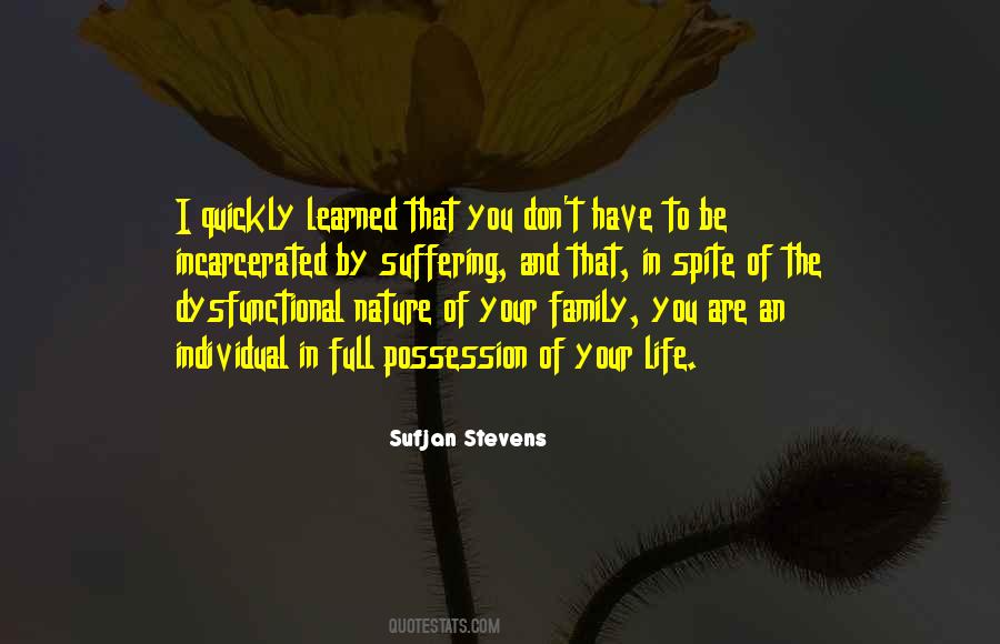 Family Suffering Quotes #420020