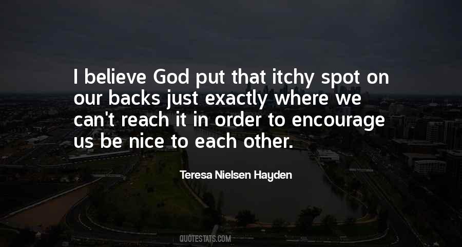 Got Each Others Backs Quotes #356512