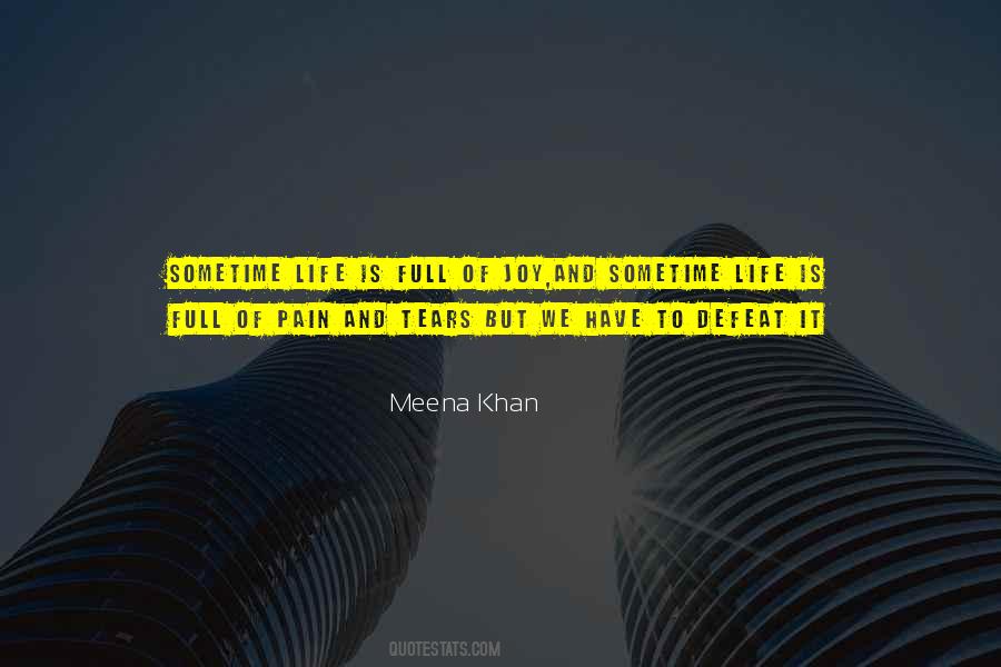 Quotes About Life And Defeat #1394734