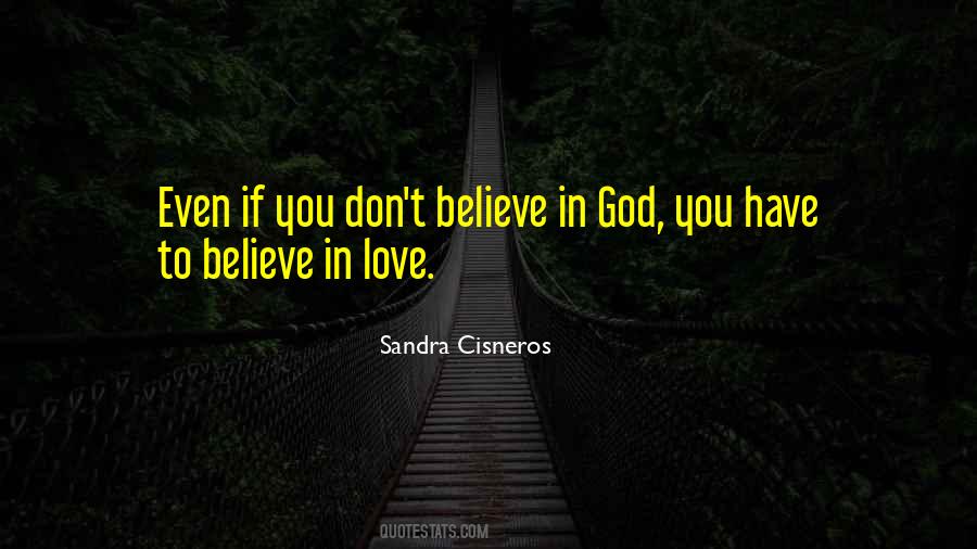 Don't Believe Love Quotes #417653