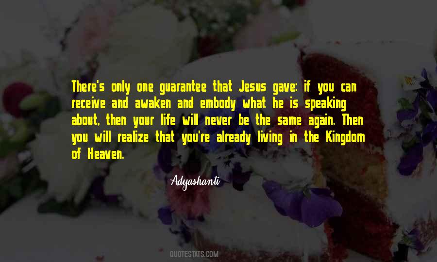 Jesus Heaven Quotes #1047972