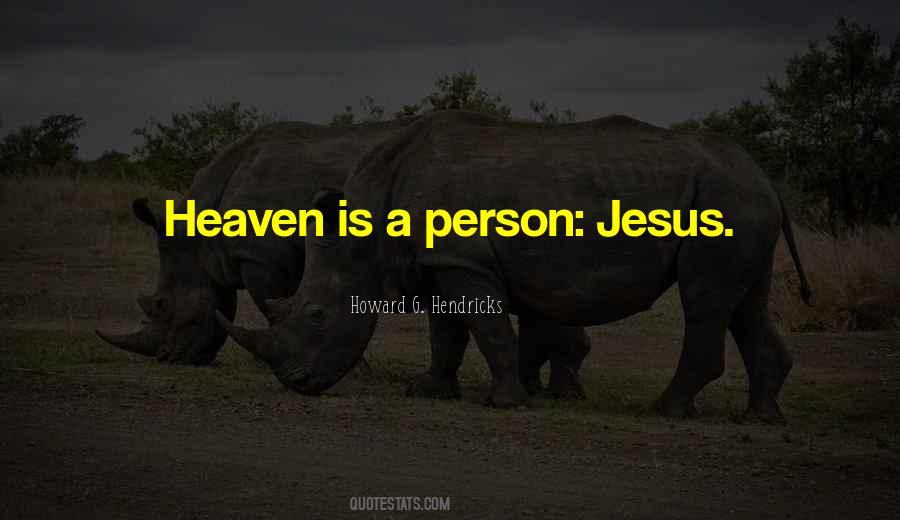 Jesus Heaven Quotes #250242