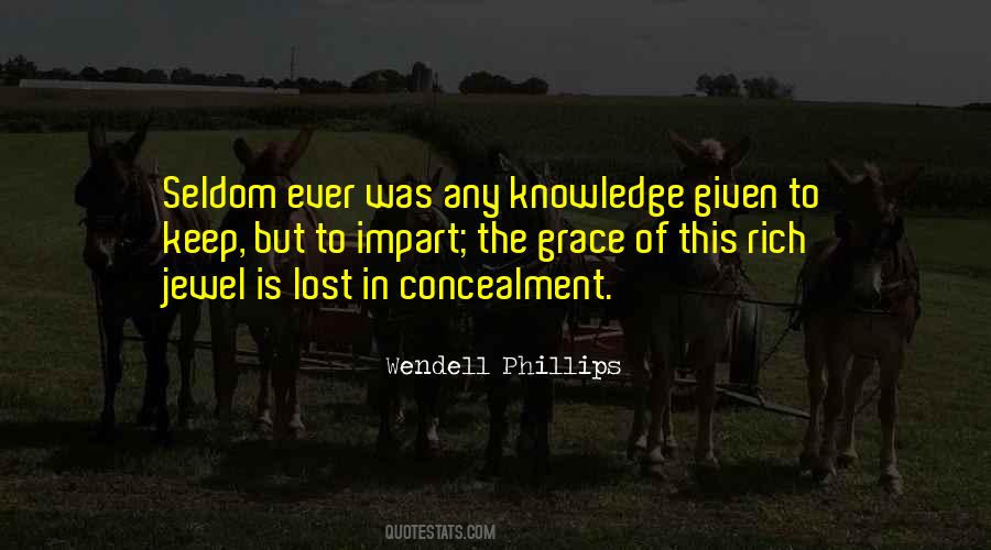Rich In Knowledge Quotes #1146116
