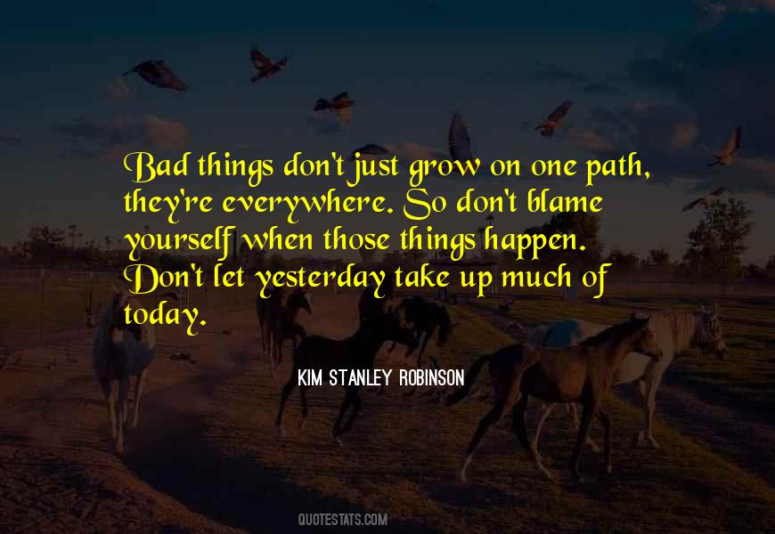 Don't Blame Yourself Quotes #1779084