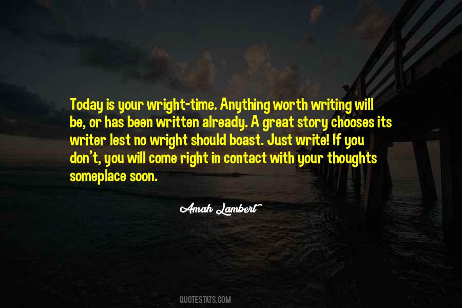 Don't Boast Quotes #405277 Don't Boast Quotes #405277