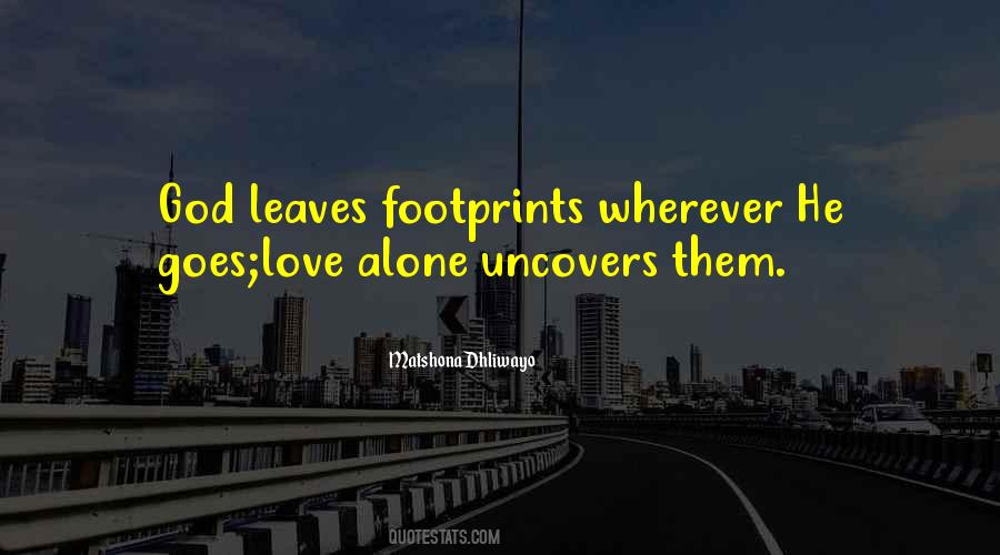 Footprints Love Quotes #1239460