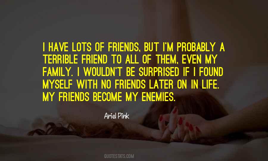 I Have No Enemies Quotes #432725