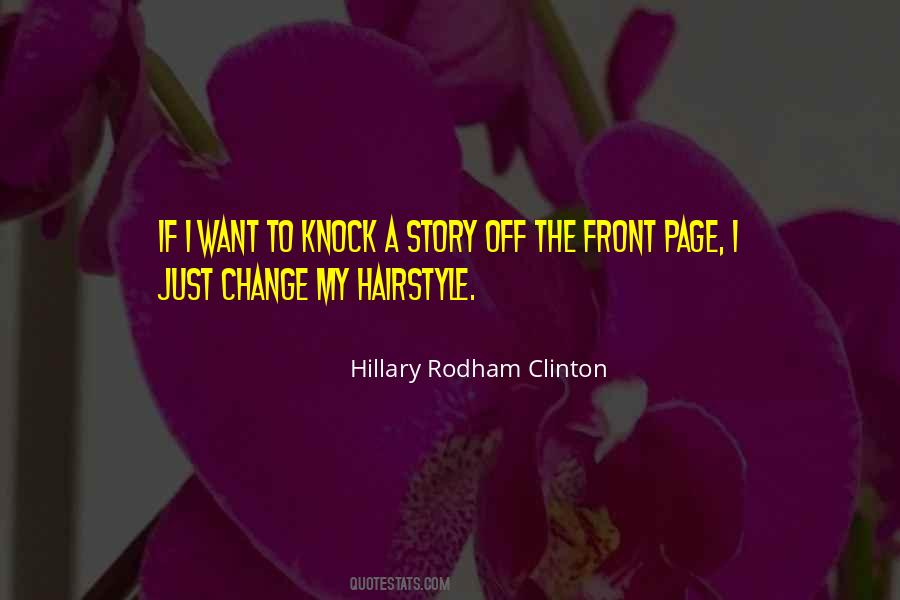 Change My Hair Quotes #369640